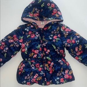 Little Me Navy Floral Jacket
